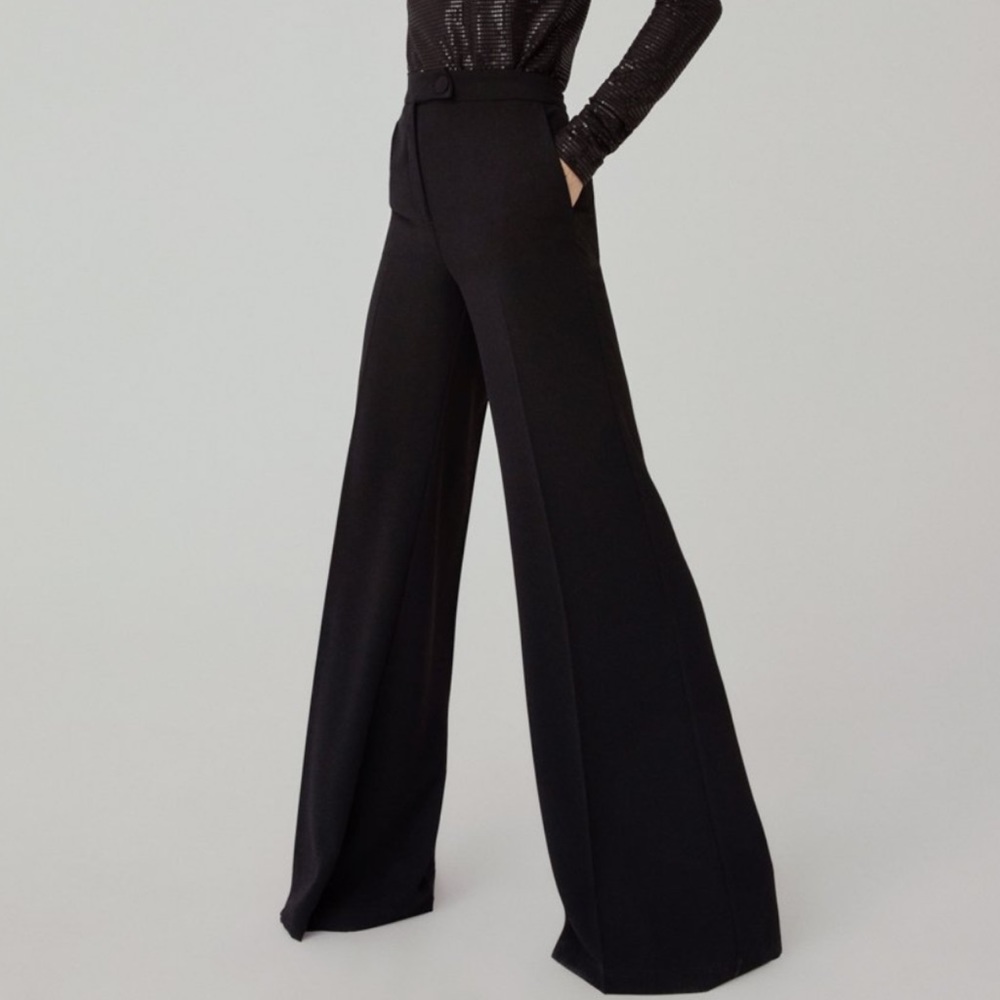 Black wide leg Marcel von Berlin trousers nwt size 4